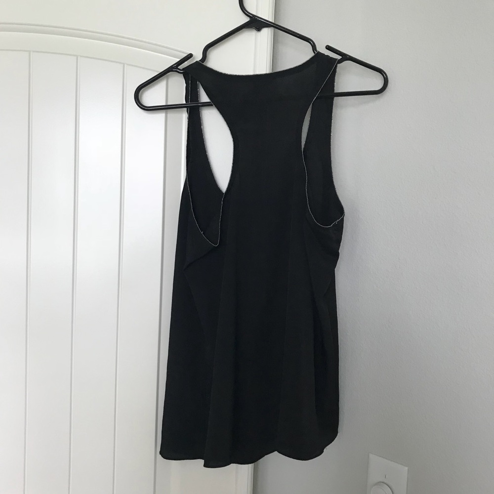 Black Razor Back Tank Top - Picture 4 of 4